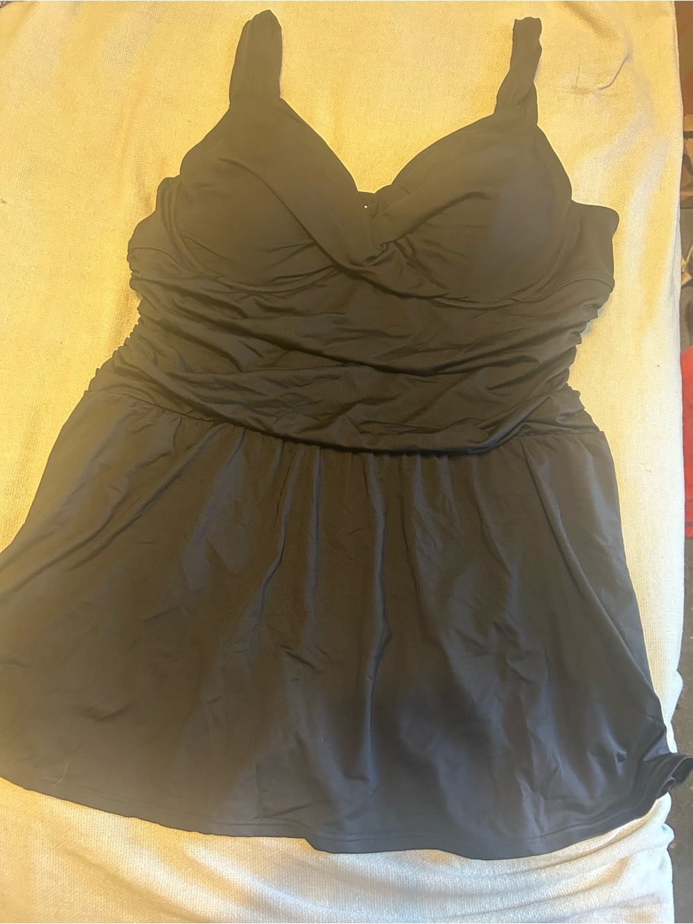 Anne Cole twist front skirted swim suit 18W NWT - Picture 3 of 12